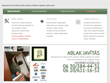Tablet Screenshot of ablakjavitas.com